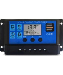 Solar Charge Controller 10A Solar Panel 12V 24V LCD Digital Display